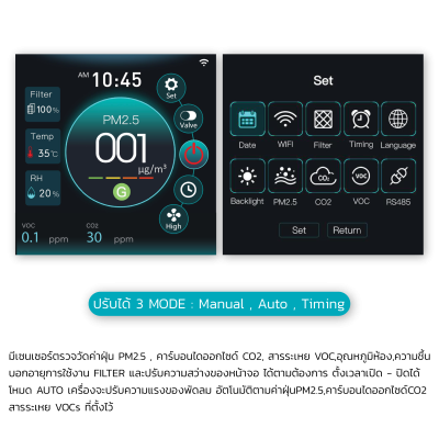 เครื่องเติมอากาศ  รุ่น FA-8115T2   SMART APP CONTROL