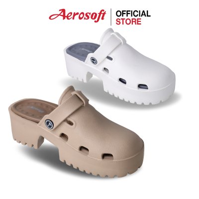 Aerosoft (แอโร่ซอฟ) รองเท้าหัวโตผู้หญิง แบบสวม รุ่น W3101