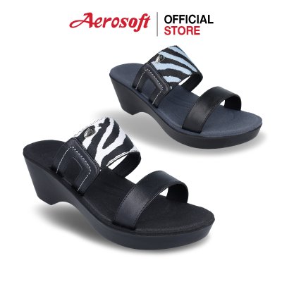 Aerosoft (แอโร่ซอฟ) รองเท้าส้นสูงหญิง เพื่อสุขภาพ รุ่น FW8273