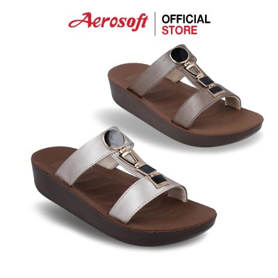 Aerosoft (แอโร่ซอฟ) รองเท้าแตะหญิง เพื่อสุขภาพ รุ่น FW8384