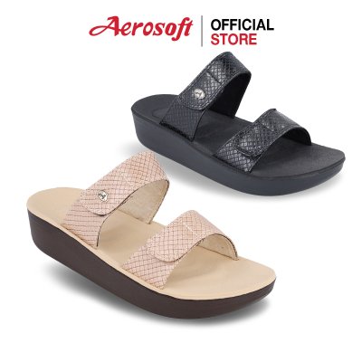 Aerosoft (แอโร่ซอฟ) รองเท้าแตะหญิง เพื่อสุขภาพ รุ่น FW8391