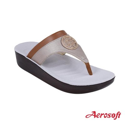 Aerosoft (แอโร่ซอฟ) รองเท้าแตะหญิง เพื่อสุขภาพ รุ่น FW8393