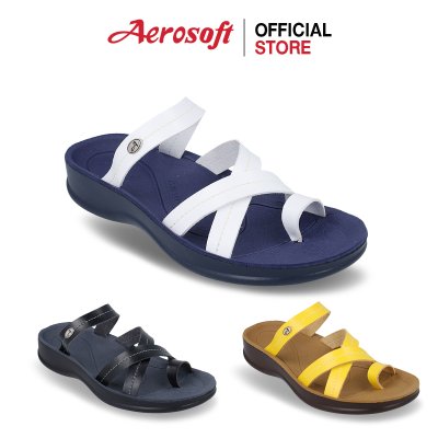 Aerosoft (แอโร่ซอฟ) รองเท้าแตะหญิง เพื่อสุขภาพ รุ่น FW8461