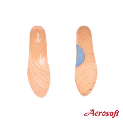 Aerosoft แอโร่ซอฟ แผ่นรองเท้าเพื่อสุขภาพ มีหนุนอุ้งเท้า PUW0601