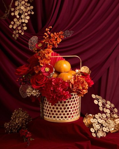 Lucky Orange Basket