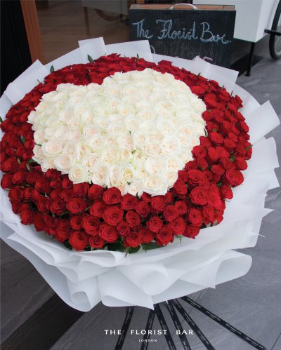 BIG HEART 250 Roses Special bouquet of flower