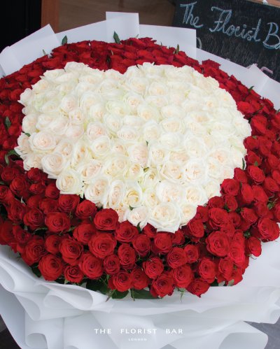 BIG HEART 250 Roses Special bouquet of flower