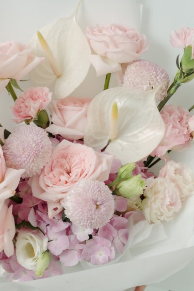 Pink Flowers Bouquet