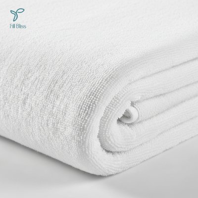 Fill Bliss White Haven Bath Towel