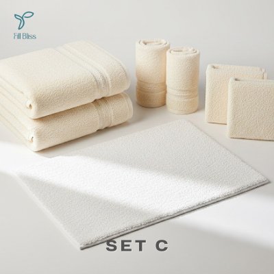 Fill Bliss Soft Sand Towel Set