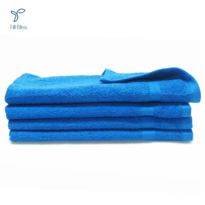 Fill Bliss Hand Towel/ Solid Blue