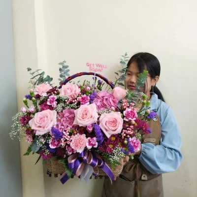 basket for visiting sick people