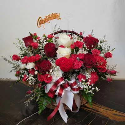 Congratulations basket