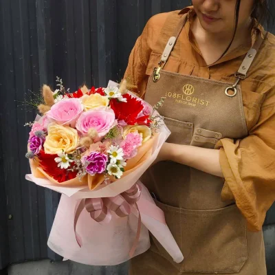 ช่อสีสันสดใส