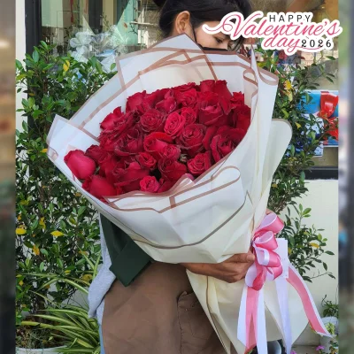 ช่อดอกไม้ 44 ดอก