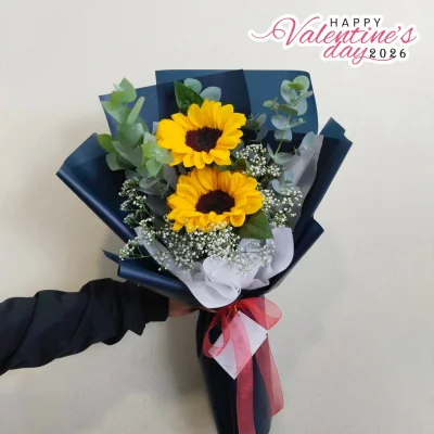 Double Sunshine ช่อทานตะวัน 2 ดอก