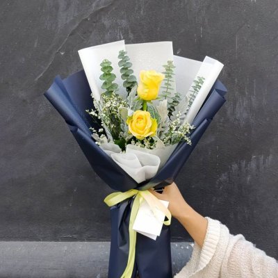 two roses for Father's Day