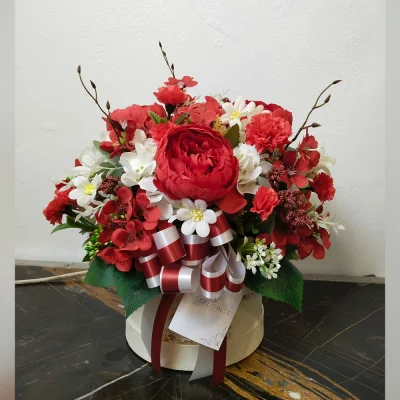 กล่องดอกไม้ประดิษฐ์ไซส์ M
