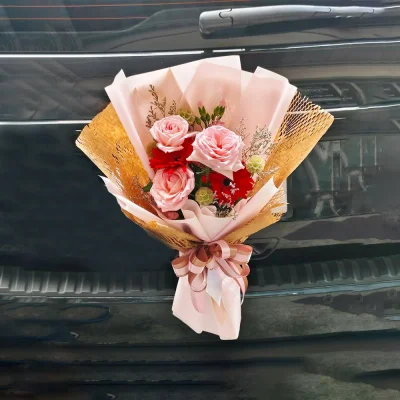 ช่อกุหลาบ 3 ดอก