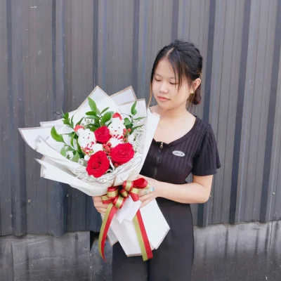 ช่อดอกไม้คริสต์มาส