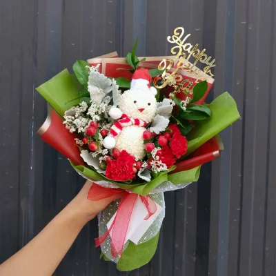 ช่อดอกไม้คริสต์มาส