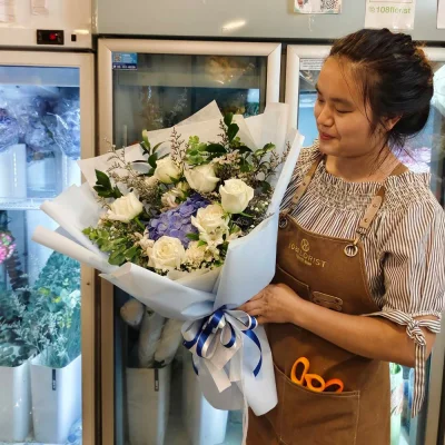 ช่อดอกไม้สด