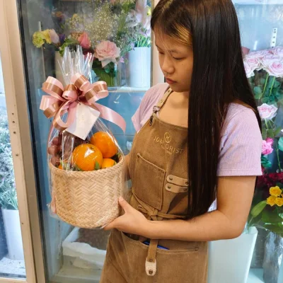 ตะกร้าผลไม้ไซส์กลาง