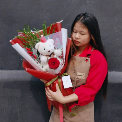 ช่อหมีคริสต์มาส