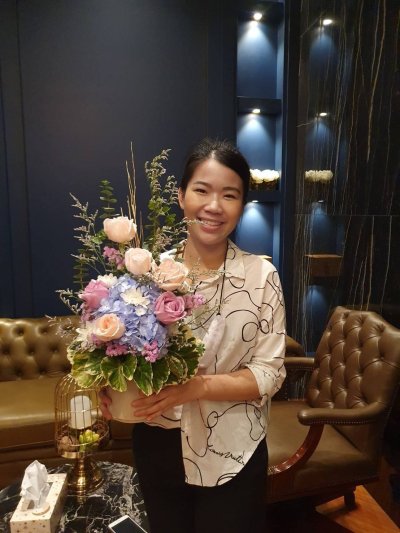 รับสอนจัดดอกไม้