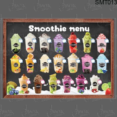 Smoothie menu 20 เมนู