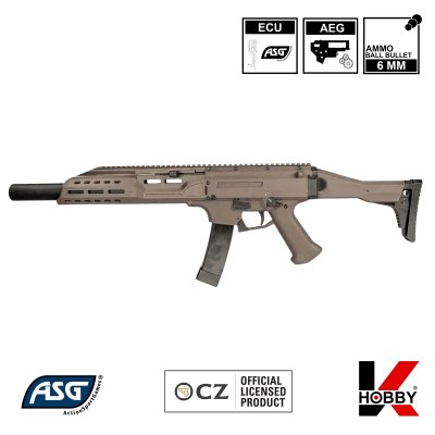 ASG CZ SCORPION EVO3A1 B.E.T. CARBINE FDE (AEG)