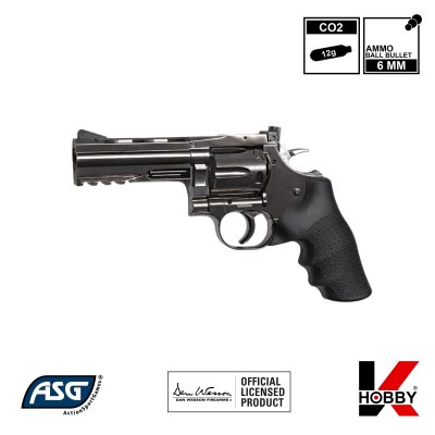 ASG DAN WESSON 715 4" Steel Grey (Co2)