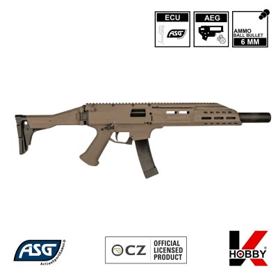 ASG CZ SCORPION EVO3A1 B.E.T. CARBINE FDE (AEG)
