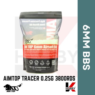 AIMTOP TRACER 0.25G 3800rds (เรืองแสง เขียว)