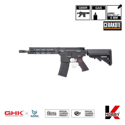 GHK DDM4 V7 10.3" GBBR (BLACK)