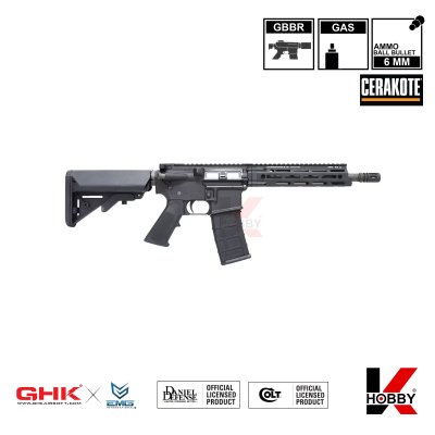 GHK DDM4 V7 10.3" GBBR (BLACK)