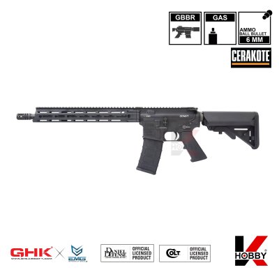 GHK DDM4 V7 14.5" GBBR (BLACK)