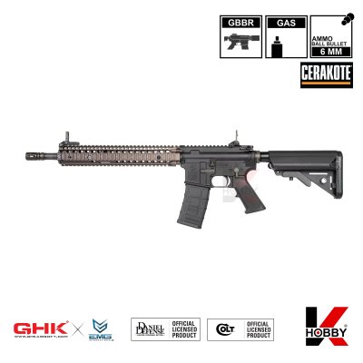 GHK DD COLT M4A1 RIS II 14.5" GBBR