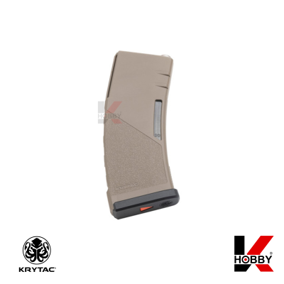 KRYTAC M4 MID CAP 150rds FDE Magazine (PACK 5)