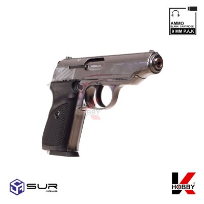 SUR 2608 9mm P.A.K.(Chrome)