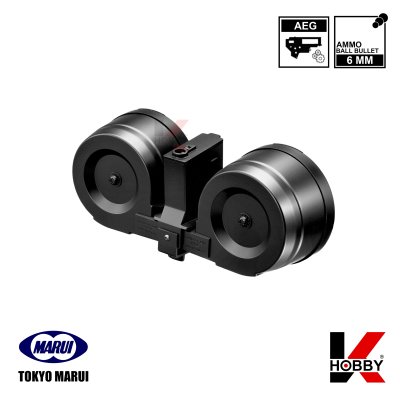 TOKYO MARUI M4 TWIN DRUM 1200Rds AEG Magazine