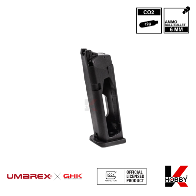 UMAREX (By GHK) GLOCK 17 GEN5 MOS GBB Magazine (CO2)