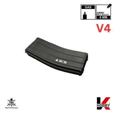VFC - BCM AIR M4 AR15 30Rds (Black) GBBR Magazine (V4)