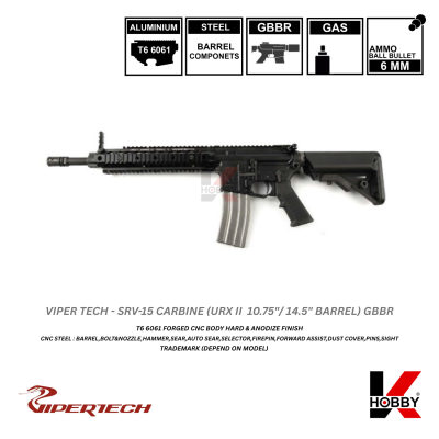 [ PRE-ORDER ] VIPERTECH - SRV-15 URX II CARBINE GBBR