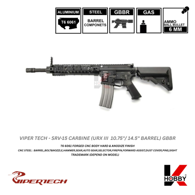 [ PRE-ORDER ] VIPERTECH - SRV-15 URX III CARBINE GBBR