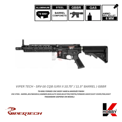 [ สั่งจองล่วงหน้าเท่านั้น ] VIPERTECH - SRV-16 URX II CQB GBBR