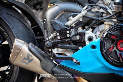 Ducati_PanigaleV4s_Bonamici_เกียร์โยง_ท่ออาคาโพวิค akrapovic full system