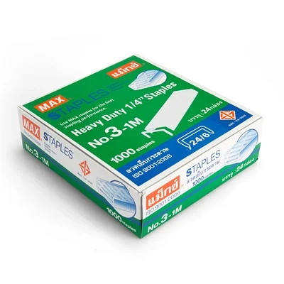 MAX ลวดเย็บ (แพ็ค 24 กล่อง) เบอร์ 3 (24/6) รุ่น 3-1M
