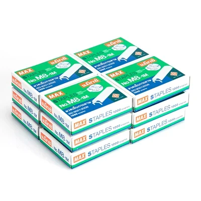 ลวดเย็บ หลังโค้ง (แพ็ค12กล่อง) แม็กซ์ M8-1M