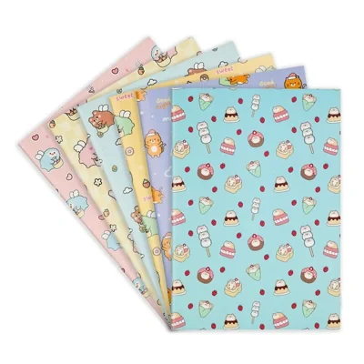 ME.STYLE สมุดปกอ่อน A5 เนื้อในพิมพ์ลายเส้นบรรทัด 70 แกรม 40 แผ่น แพ็ค 6